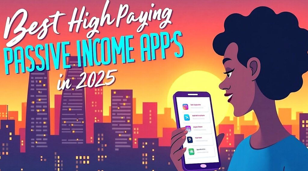 Selecting high paying passive income apps .